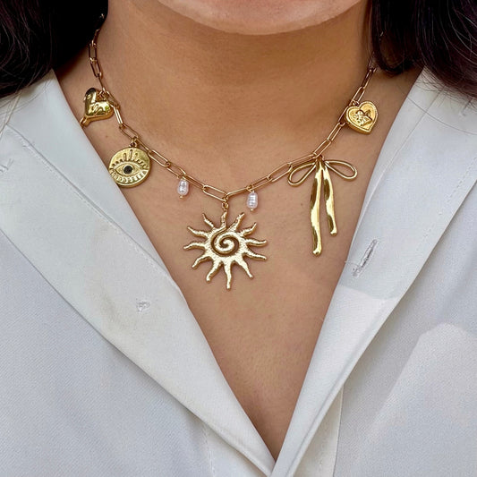 Ocean Whispers Charm Necklace