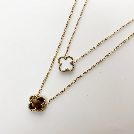 Clover Mocha Necklace