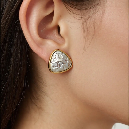 Ara Dual tone Statement Studs