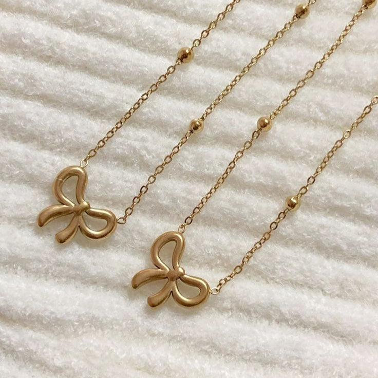 Mini Bow Necklace