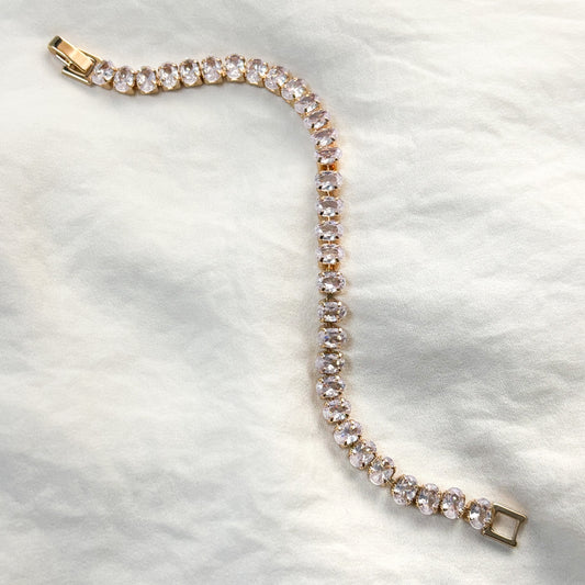 Oval Bling Tennis Bracelet
