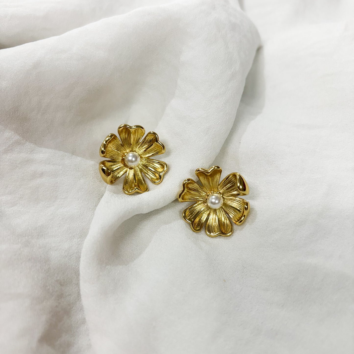 Blush Bloom Studs