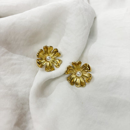 Blush Bloom Studs