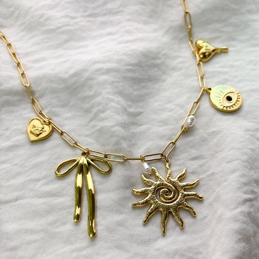 Ocean Whispers Charm Necklace