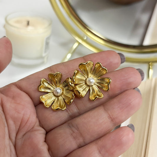 Blush Bloom Studs