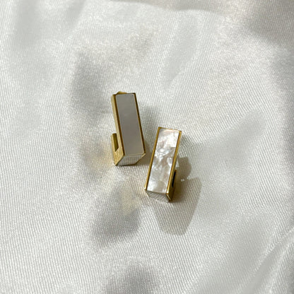 Pearl Slate Studs