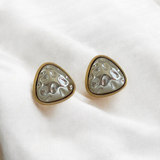 Ara Dual tone Statement Studs